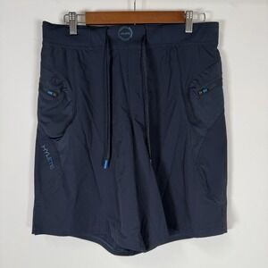 Hylete‎ Men's Size Medium Blue Above The Knee Gym Shorts